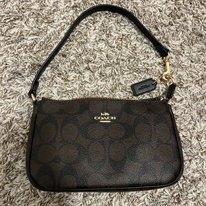 **SOLD** Coach Nolita 19 signature canvas brown/black (with strap extenders)